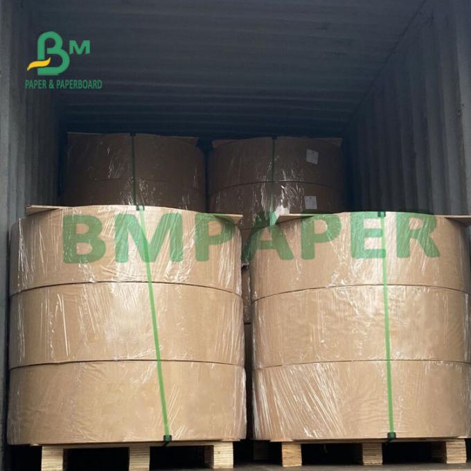 papel mojado de papel del arte de la resistencia a la tensión de 700 * de 1000m m 70g Brown Kraft alto para la cinta