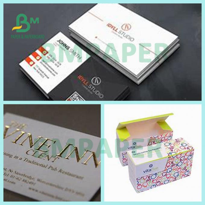 Un lado cubrió el buen tablero de caja plegable liso para la tarjeta de la invitación
