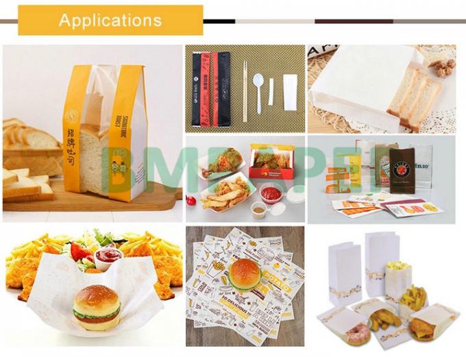 La prenda impermeable 40gsm + 10g PE cubrió el papel para Sugar Sachet Food Safe los 70cm