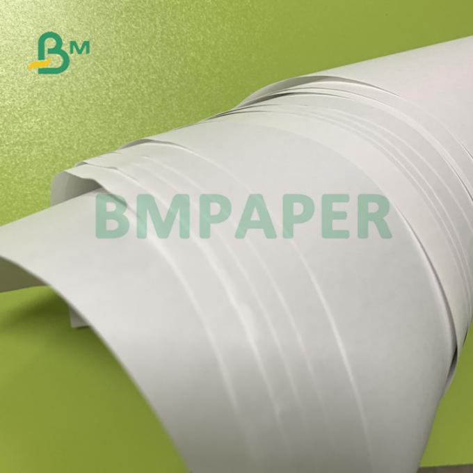 papel termal blanco superficial liso Rolls de 77gsm 80sm para la etiqueta de la logística