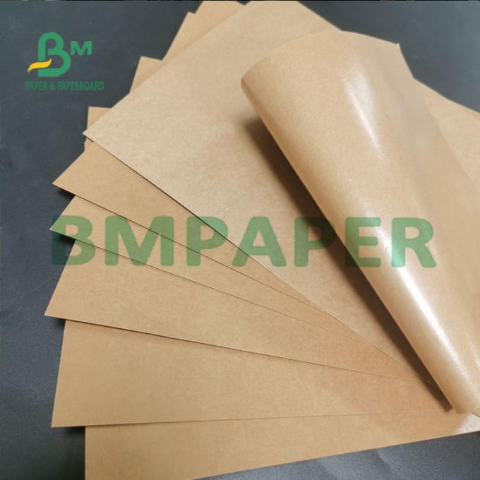categoría alimenticia de capa de 300g + de 15g PE que envuelve el papel de Brown Kraft para empaquetar