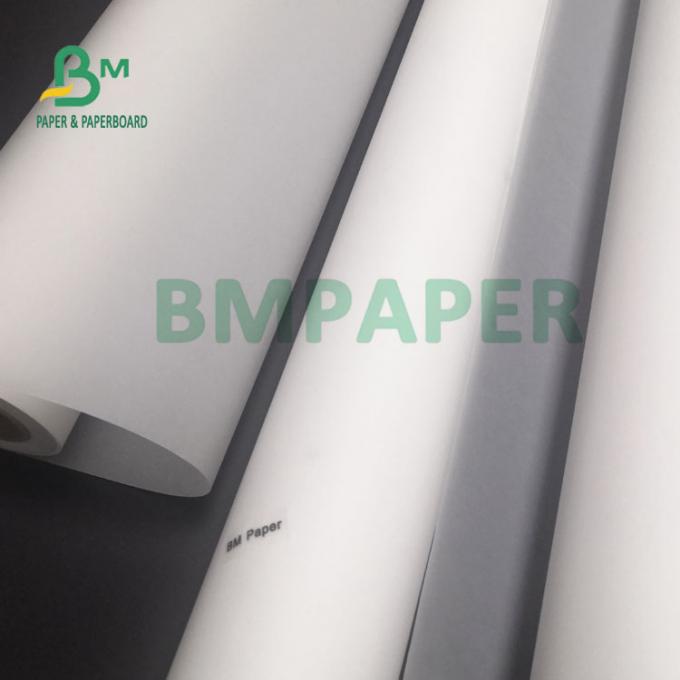 rollo de papel blanco translúcido de trazado 80gsm para la pintura 20