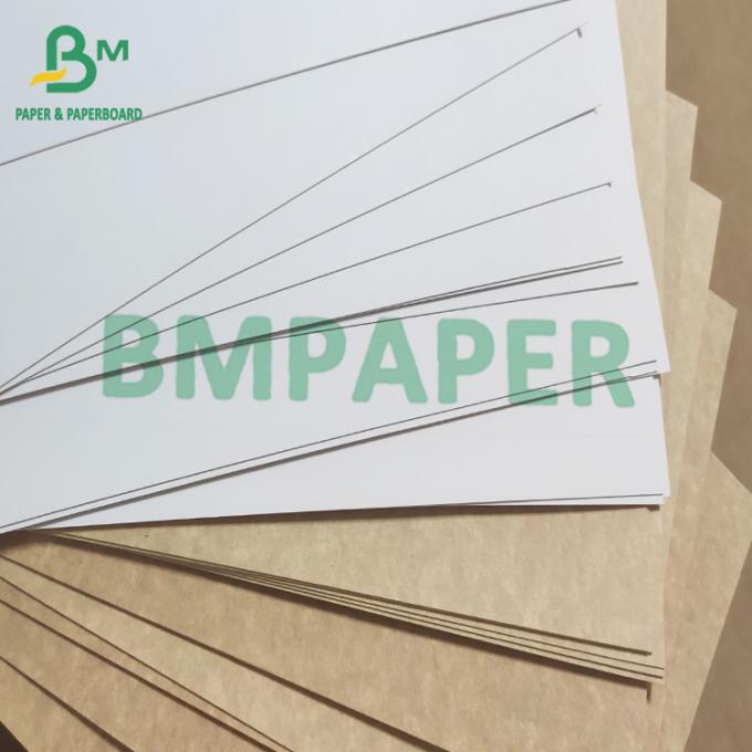 Parte posterior revestida blanca 325gsm de papel de Kraft del tablero del cartón plegable de la comida
