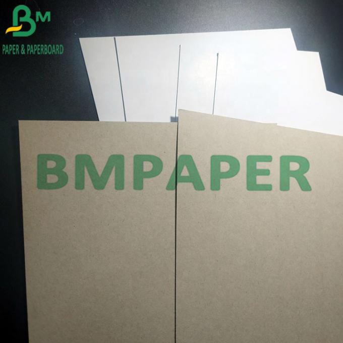 Pulpa reciclada 200g - 450g cubrió al tablero de papel a dos caras blanco con Grey Back