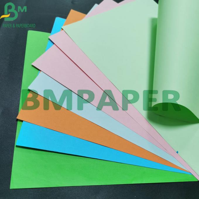 embalaje de neón superior de papel de la tarjeta de los colores del color superficial liso 80g de Rolls