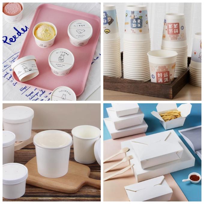 230g cubrió el papel material del polietileno de la acción de la taza de la prenda impermeable del PE para las tazas de papel