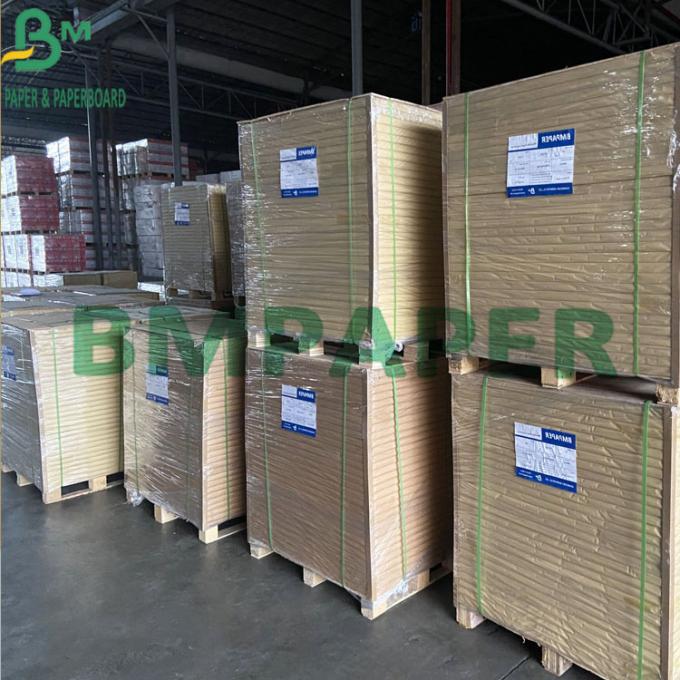 papel de la fuerza del papel del trazador de líneas de Brown Kraft de la Virgen 150gsm mayor para la caja acanalada