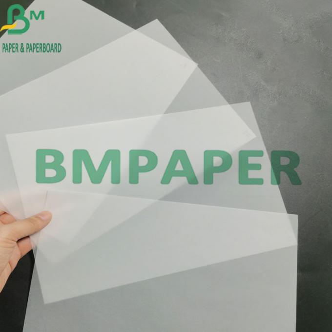 rollo enorme semi translúcido del papel de trazado 130g para el dibujo del trazador del cad