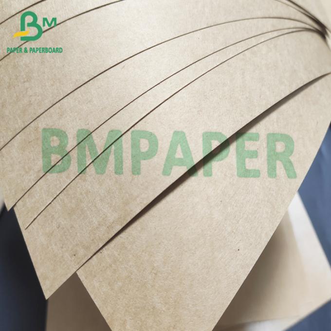  Tablero revestido polivinílico material Brown natural de papel de Kraft de la caja para llevar
