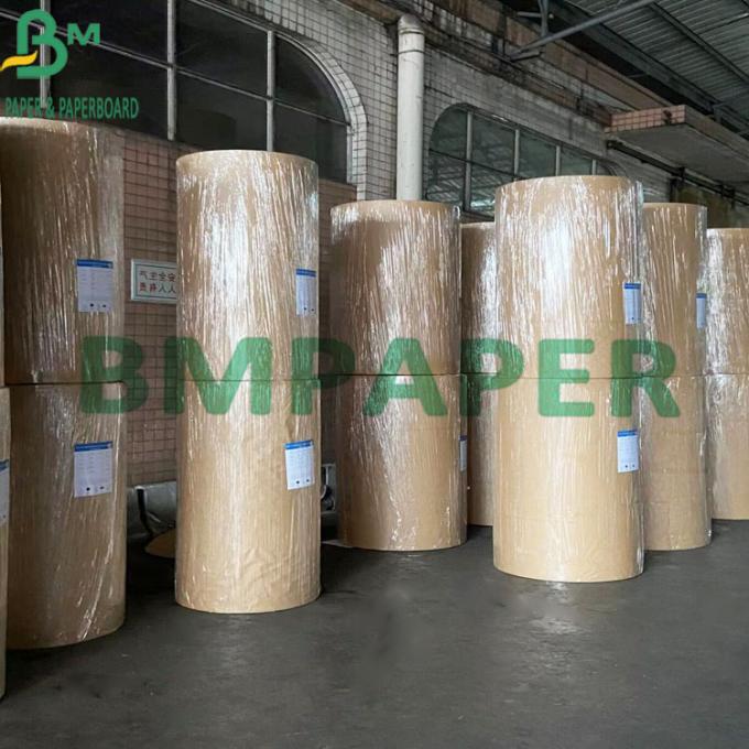 la categoría alimenticia 300gsm cubrió el papel de Kraft blanco con Brown detrás para el envase de comida