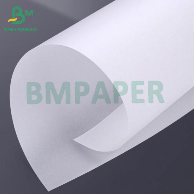 Rollo de papel 20 de trazado en X 55 yardas que remontan el papel translúcido blanco del papel del modelo