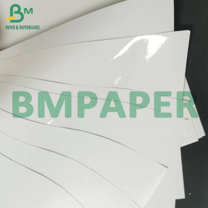 el papel blanco de fuerza mojada de 80g 90g blanqueó las etiquetas Papel de la botella de cerveza en hojas