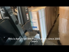 Papel kraft blanco para bolsas de compras
