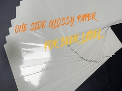 Papel de etiqueta de vino blanco de 80 gramos con impresión impermeable