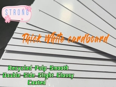 1.5mm de espesor de papel de cartón de doble lado blanco para el marco de la foto