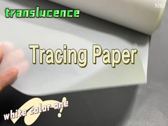 93gm fácilmente visible a través de papel transparente reciclable