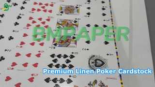 Cartulina de póquer texturizada de lino premium BMPAPER