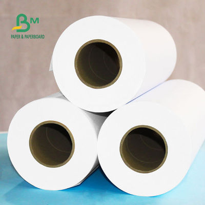 Rollo del papel de trazador de la blancura 80gsm del 92%, rollo llano del Libro Blanco para el trazador del cad 24&quot; X el 150ft