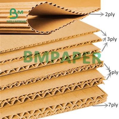 Porque hojas de la cartulina acanalada e flauta de C, tablero de papel de Kraft 2m m 3m m 3.5m m densamente