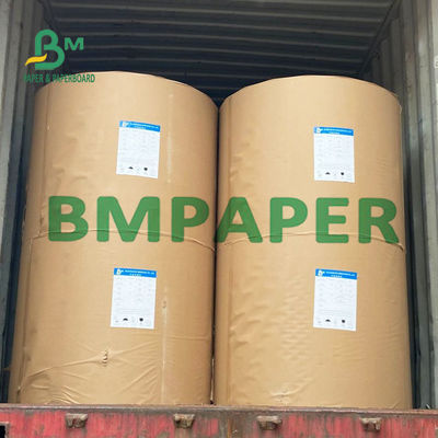 Rollo de papel 200g 300g de Kraft del congelador revestido blanco de la parte posterior para los Overpacks de la comida congelada