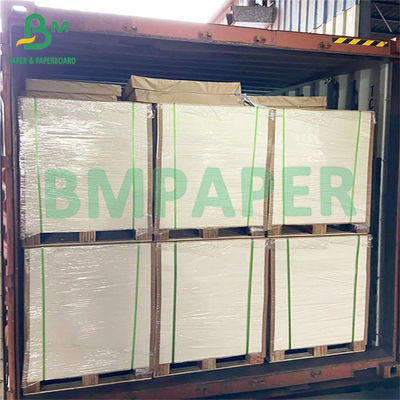 El doble blanco echó a un lado papel revestido para la impresión del anuncio y el folleto del producto