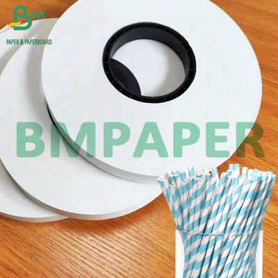 24g 28g de papel colorido biodegradable de paja para beber envasado de papel kraft