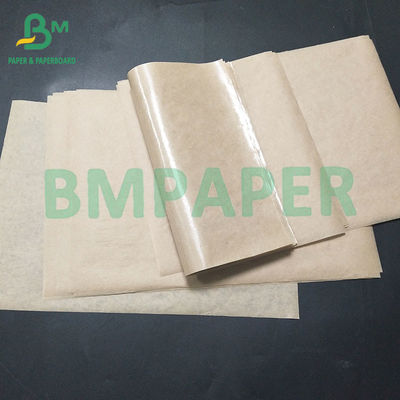 Papel de envoltura de alimentos de contacto directo con papel recubierto resistente al aceite alimenticio y respetuoso con el medio ambiente