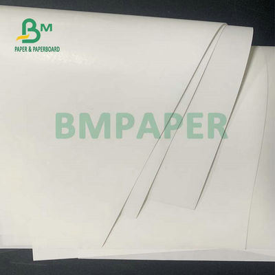 60 gms 90 gms Alta resistencia a la humedad C1S Papel de etiqueta de color blanco en rollo