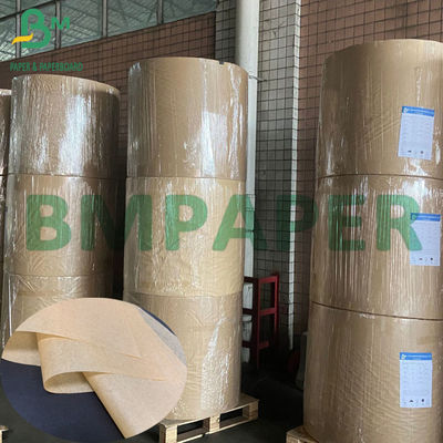 40 g 50 g de papel artesanal MG marrón sin blanquear con nervaduras de papel Kraft para embalaje
