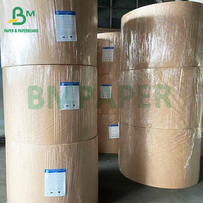 Ancho del rollo 120 cm Grado alimenticio 33 gm 35 gm MG Rollo de papel Kraft blanco