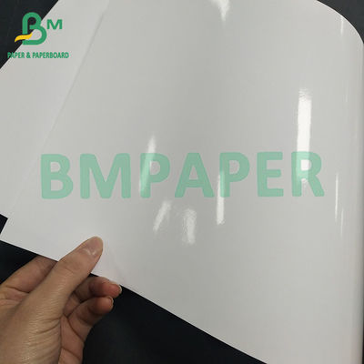 Papel fotográfico recubierto de dos lados de 24&quot; 36&quot; para impresoras de inyección de tinta de alto brillo 120 160gm