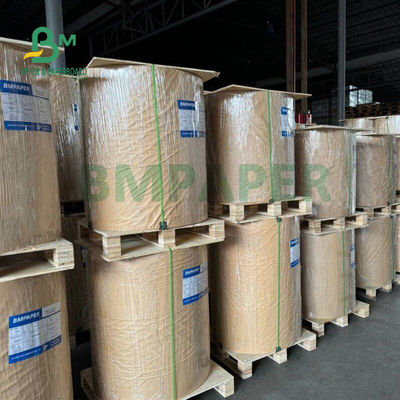 50gm 60gm Papel Kraft de color natural para bolsas para llevar Alta resistencia a la lágrima