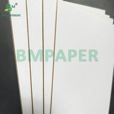 Alta rigidez 1.2 mm Núcleo gris Ambos lados Blanco Tabla gruesa Superficie brillante
