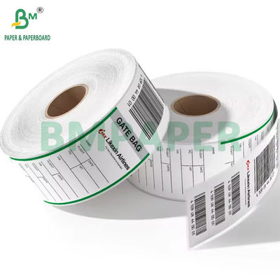 70 gramos de etiqueta térmica de línea aérea adhesivo de equipaje de etiqueta de papel 53,9 cm X 5,5 cm
