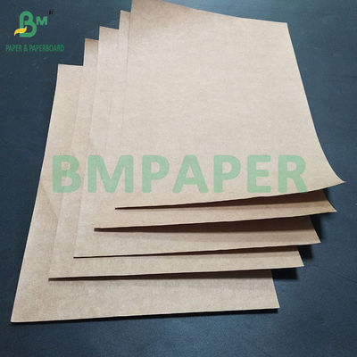 90 gm 120 gm Resistencia a la rotura alta Papel de bolsas Kraft marrón plano
