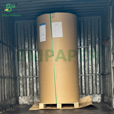 Papel Kraft para bolsas de compras de 75 gramos Manija 491 mm Alta resistencia a la tracción