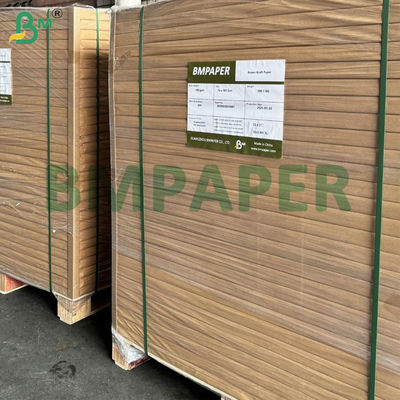 Papel Kraft de alta elasticidad de 65 g/m² - 90 g/m² Color marrón Valores TEA altos