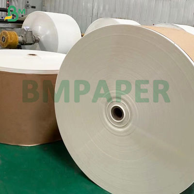 Rollo de papel para vasos recubierto de PE de 190 g/m² + 15 g para cajas de sopa, 865 mm, 940 mm, impermeable