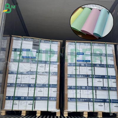 Papel de copia sin carbono de 60 gramos 65 gramos 8.5 x 11 pulgadas CFB CF Canario Color Papel CCP