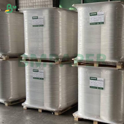 Pajitas para beber de color blanco de 24g 28g, envueltas en papel de 30mm 32mm 35mm