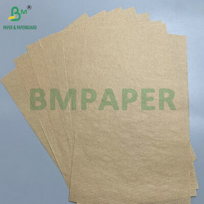 Premium Natural 50gsm 60gsm Ribbed Kraft Paper for Gift Wrapping and Crafts