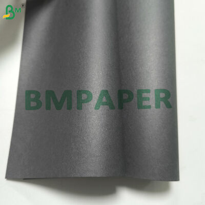 Papel de embalaje reciclable compatible con la FDA de pulpa virgen de papel Kraft negro de calidad alimentaria 80g 90g
