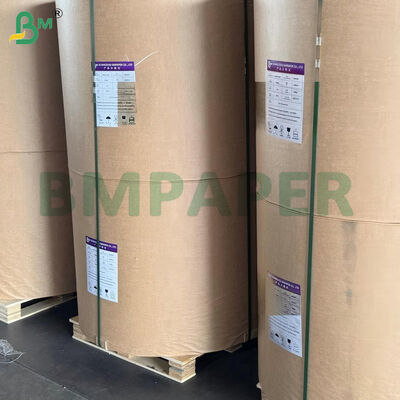 Rollos de papel Kraft blanco de alta resistencia de 120 g/m² para bolsas de compras