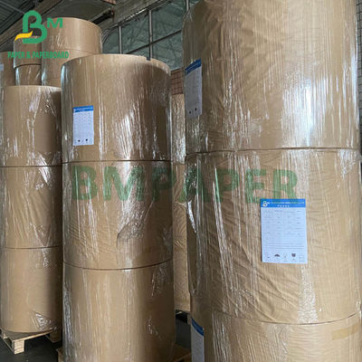 55gsm 58gsm 60gsm compensó el rollo blanco de la garantía recicló el material de la pulpa de madera