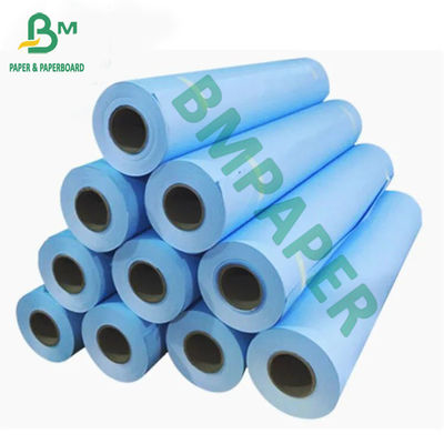 rollo azul 310m m de la impresión del chorro de tinta del papel de trazador de 80gsm cad longitud de 620m m del x 150m