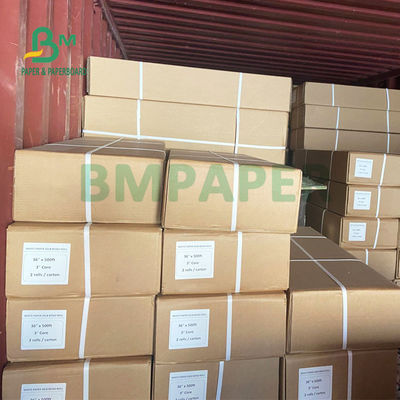 rollo del papel de trazador de 20lb cad para la impresora de chorro de tinta 36&quot; x imagen del claro de 150 pies