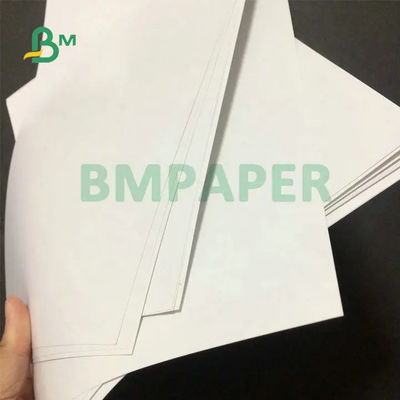 papel de seda del lustre de 100# 120#, blanco brillante echado a un lado doble del papel revestido del texto para la impresión en offset