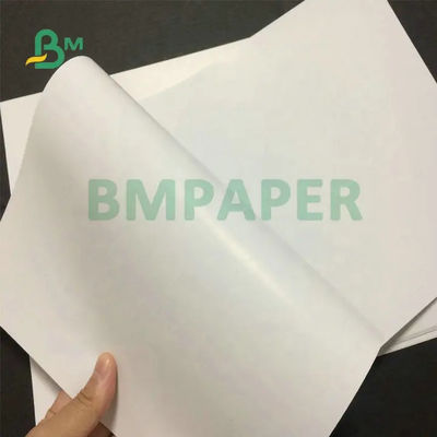 papel de seda del lustre de 100# 120#, blanco brillante echado a un lado doble del papel revestido del texto para la impresión en offset