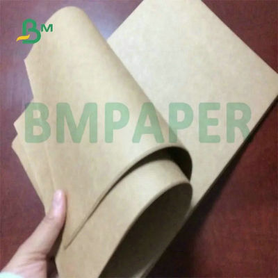Hojas extensibles 80gsm 90gsm del papel de Brown Kraft del saco para hacer el bolso del cemento