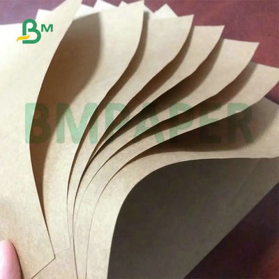 Hojas extensibles 80gsm 90gsm del papel de Brown Kraft del saco para hacer el bolso del cemento